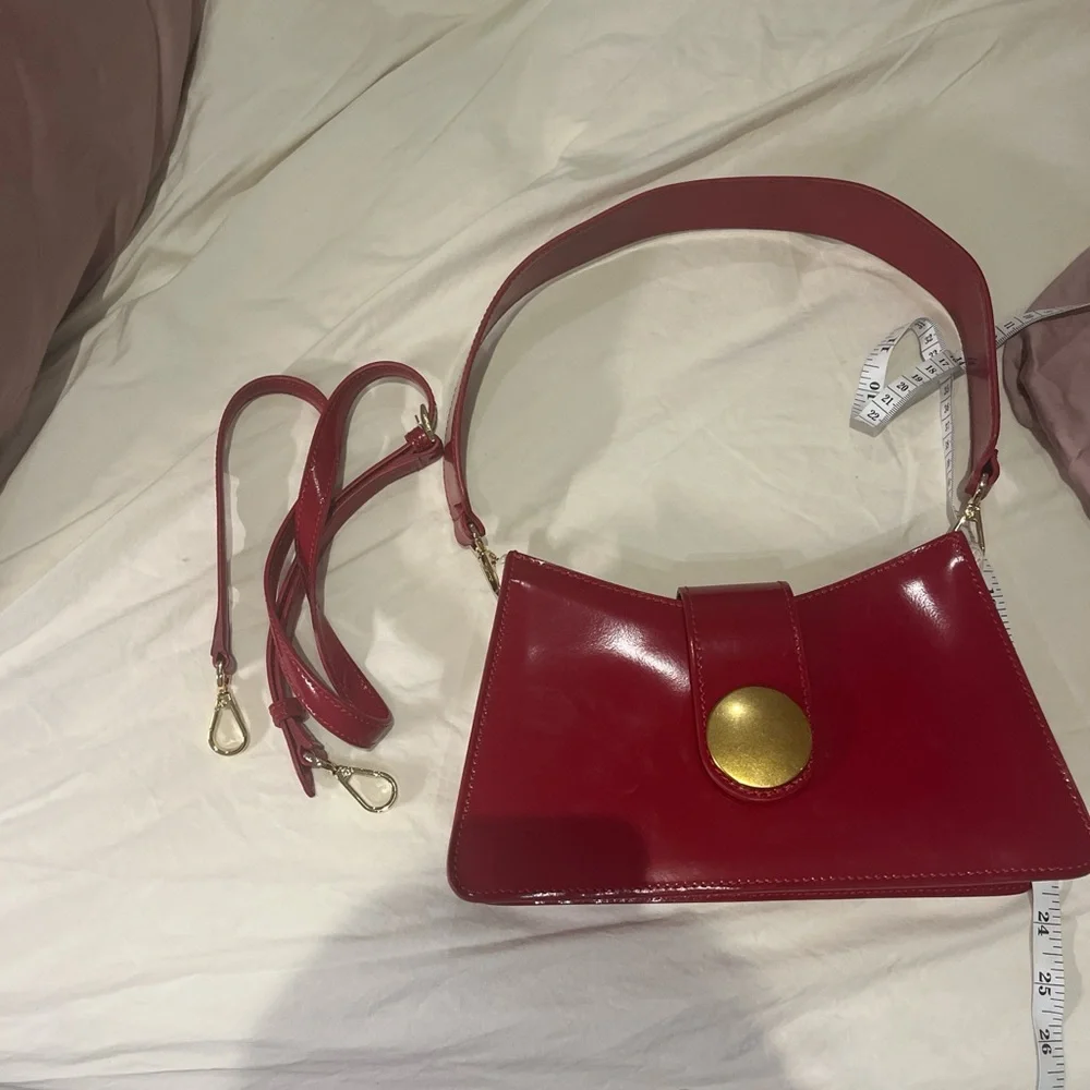 Elleme Paris Red Leather Bag - Picture 5 of 5